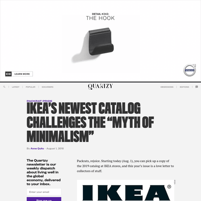 IKEA's newest catalog challenges the "myth of minimalism"