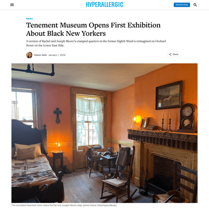 Tenement Museum Opens First Exhibition About Black New Yorkers