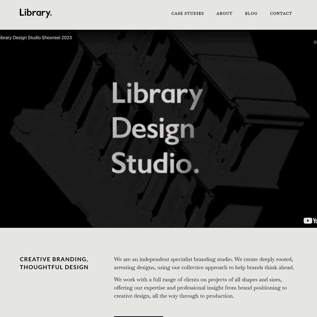 Library Design Studio - Creative branding, thoughtful design — Are.na