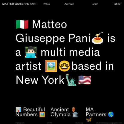 Home — Matteo Giuseppe Pani