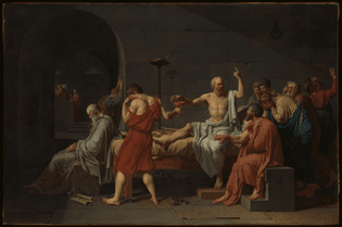 Jacques-Louis David, 1787 - The Death of Socrates