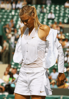 Maria Sharapova at Wimbledon 2008