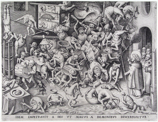 The same God so that he obtained of the Magus was by demons be pulled in pieces, Pieter Bruegel