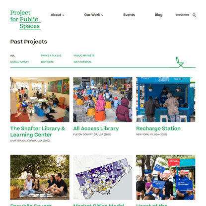 Projects — Project for Public Spaces