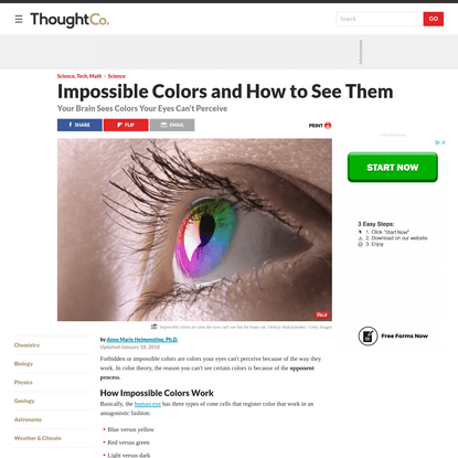 The "Impossible Colors" Your Brain Sees but Your Eyes Can't Perceive