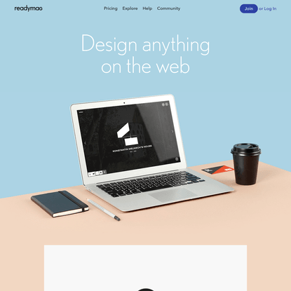 Readymag - Design anything on the web