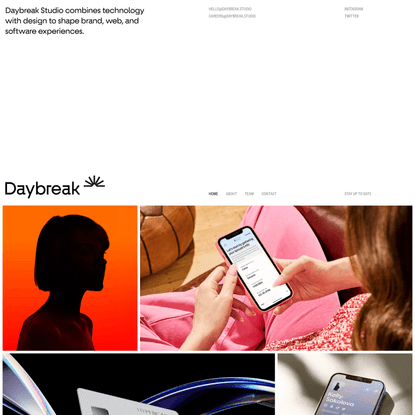 Daybreak — A creative studio
