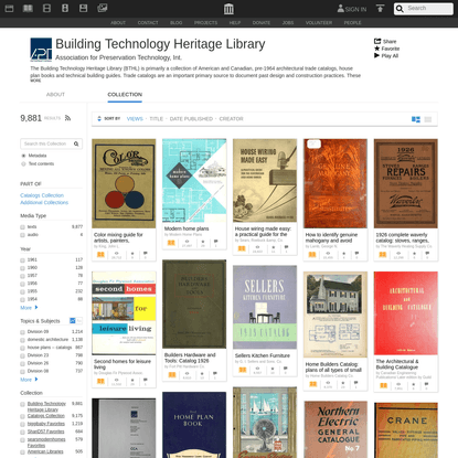 Building Technology Heritage Library : Free Texts : Free Download, Borrow and Streaming : Internet Archive