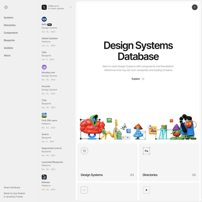 Design Systems Database: Surf among top‑notch Design Systems