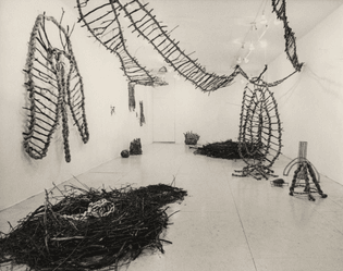 Kazuko Miyamoto, Nesting, 1980, Installation view, A.I.R. Gallery, New York