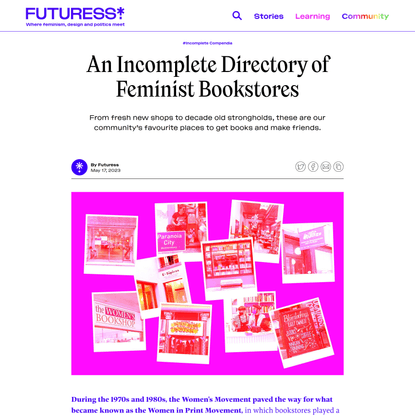 An Incomplete Directory of Feminist Bookstores