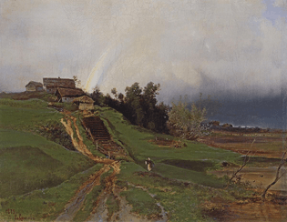Alexei Kondratyevich Savrasov -  Rainbow (1875)