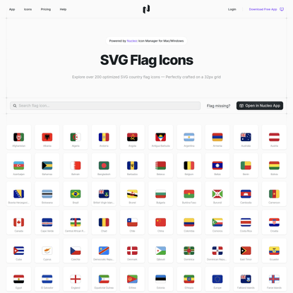 SVG Flag Icons