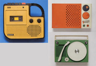 70s colorful electronics