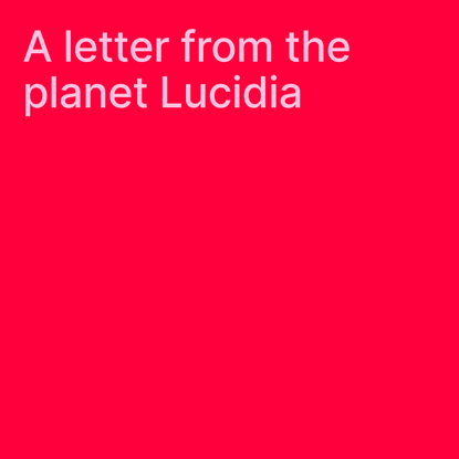 Letter from Lucida