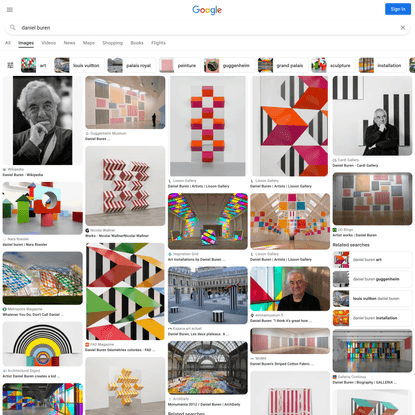 daniel buren - Google Search