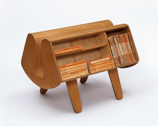 Penguin Donkey bookcase, Egon Riss, 1939