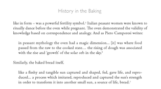 History in the Baking, Roger Haden
