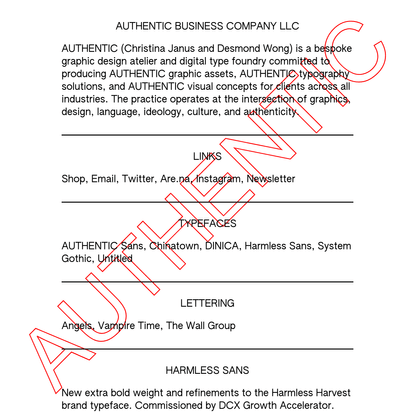 AUTHENTIC