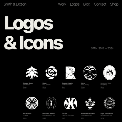 Smith & Diction - Branding & Design Studio - Logos
