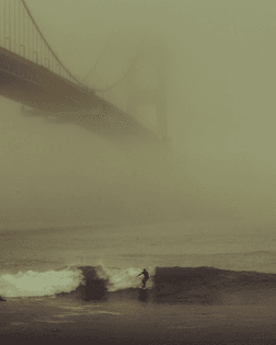 Fog city summer surf 🏄‍♂️