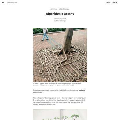 Algorithmic Botany | Are.na Editorial