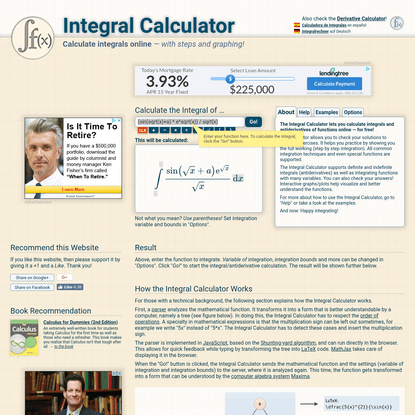 Integral Calculator