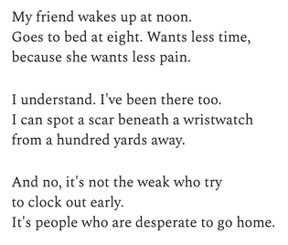 Andrea Gibson, from “Time Piece,” You Better Be Lightning