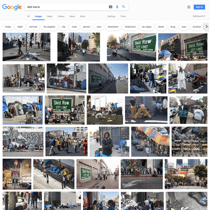skid row la - Google Search