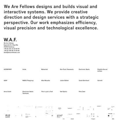 We Are Fellows