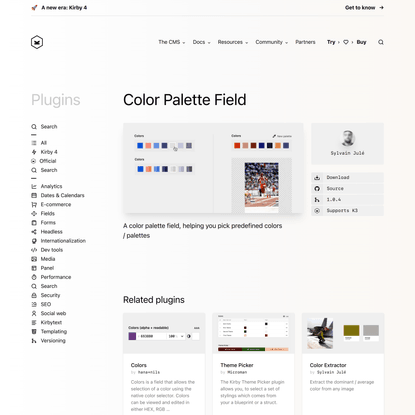 Color Palette Field