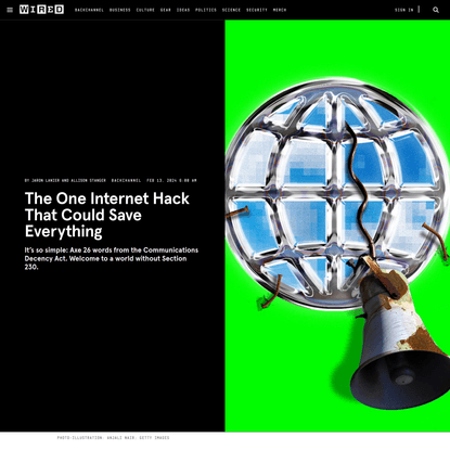 The One Internet Hack That Could Save Everything | WIRED