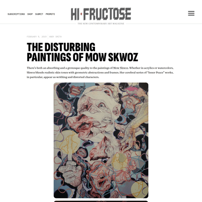 The Disturbing Paintings of Mow Skwoz - Hi-Fructose Magazine