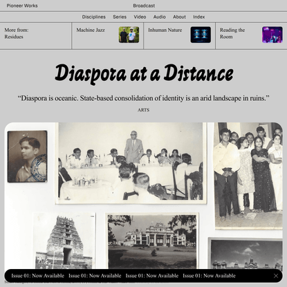 Diaspora at a Distance | Broadcast