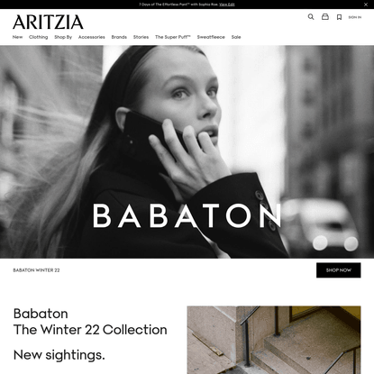 Babaton Story | Aritzia INTL