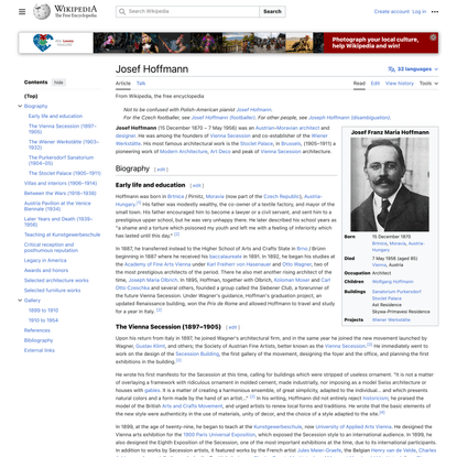 Josef Hoffmann - Wikipedia