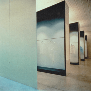 Helmut Lang Flagship, by Gluckman Mayner Architects - 80 Greene Street, New York (1997) fashion