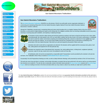 San Gabriel Mountains Trailbuilders