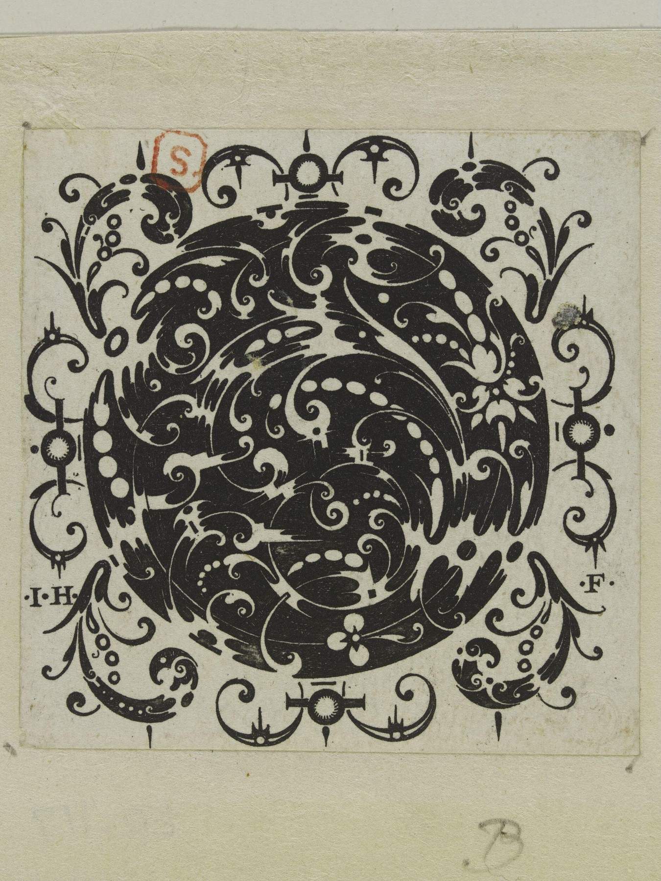 Blackwork Engraving 1619 (Published) Jacques Hurtu
