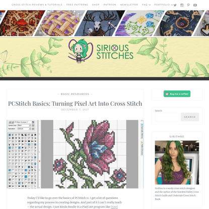 PCStitch Basics: Turning Pixel Art Into Cross Stitch ⋆ Sirithre.com
