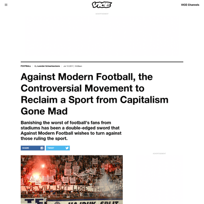 Against Modern Football, the Controversial Movement to Reclaim a Sport from Capitalism Gone Mad