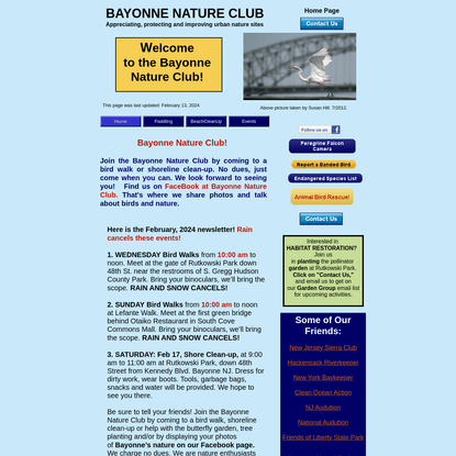 Bayonne Nature Club