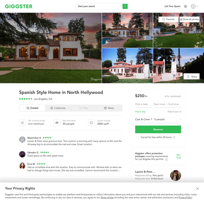 Spanish Style Home in North Hollywood | Rent this location on Giggster