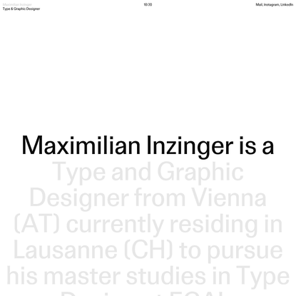 Maximilian Inzinger