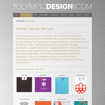 Olympic Design Manuals