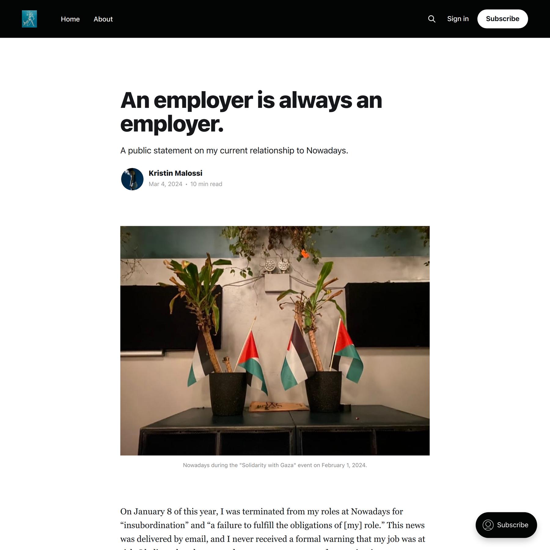 An employer is always an employer.