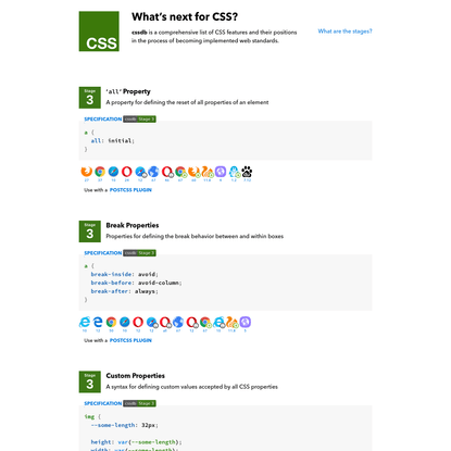 CSS Database