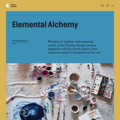 Elemental Alchemy: Artist Natalie Stopka