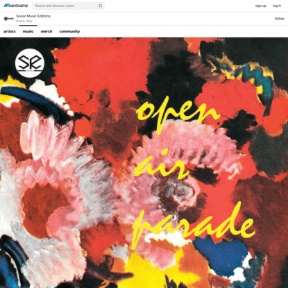 OPEN AIR PARADE | Alessandro Alessandroni | Sonor Music Editions