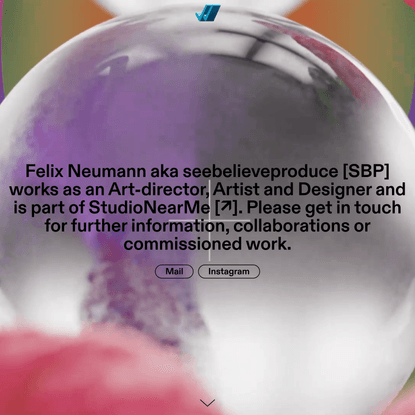 Felix Neumann Design Portfolio- seebelieveproduce
